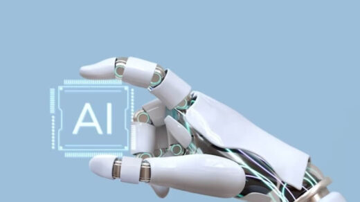 Robotic-hand-hold-AI-chip
